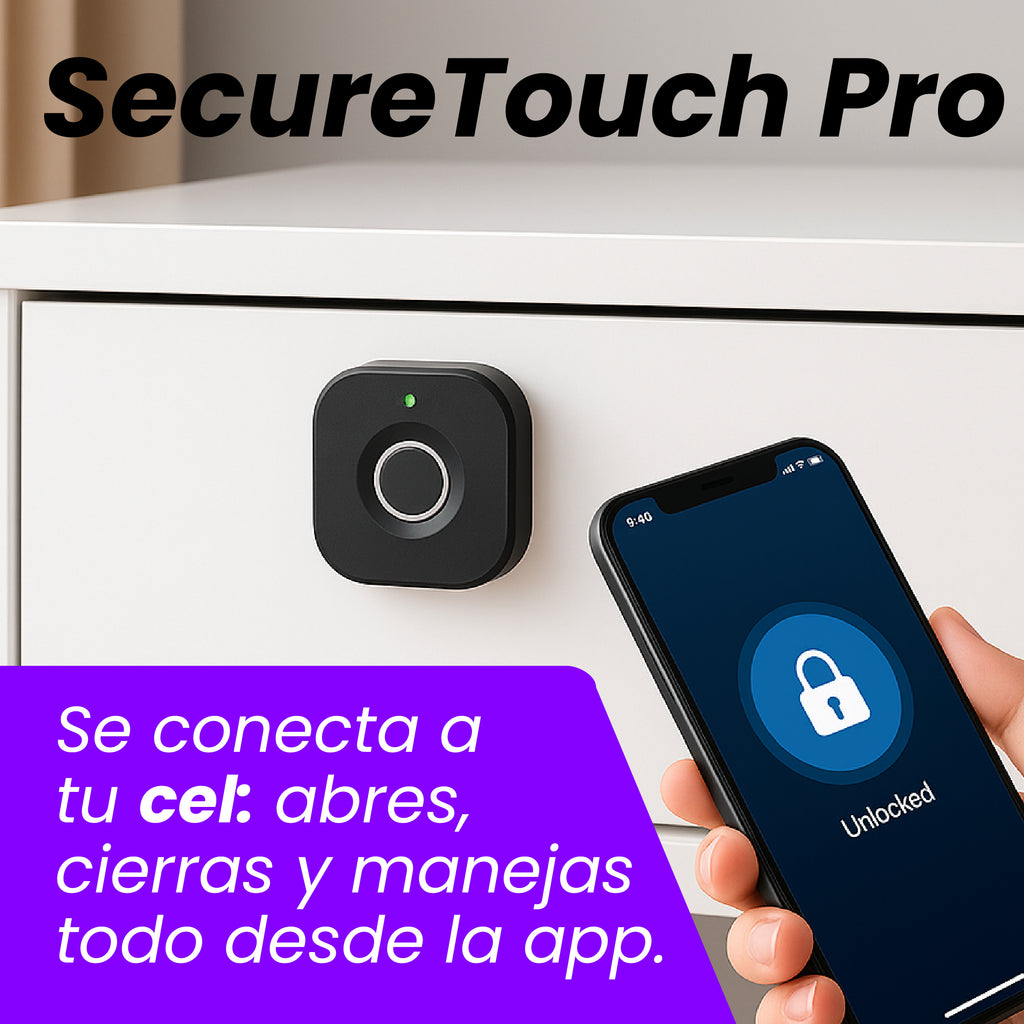 SecureTouch Pro - Cerradura Biométrica Inteligente