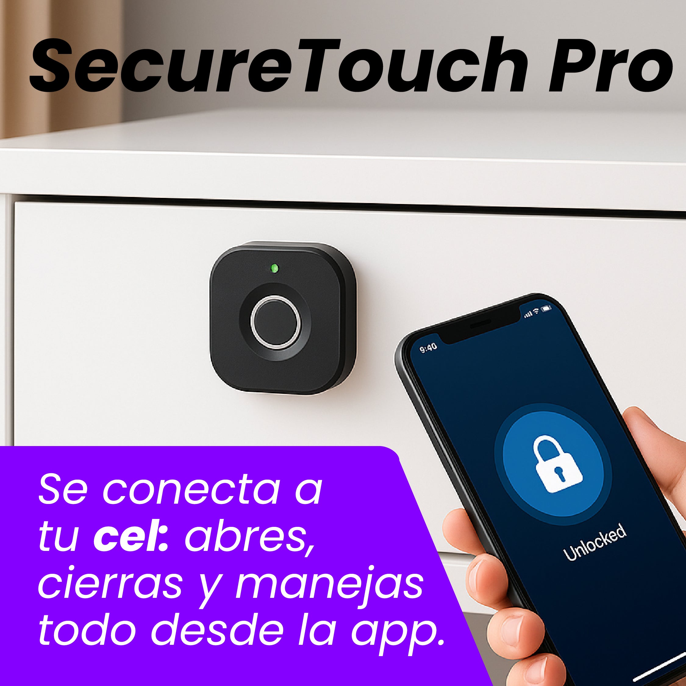 SecureTouch Pro - Cerradura Biométrica Inteligente